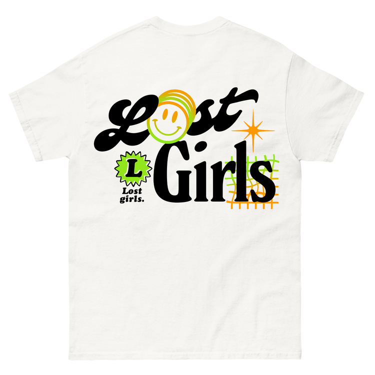 "Lost Girls" Green and Yellow T-shirt