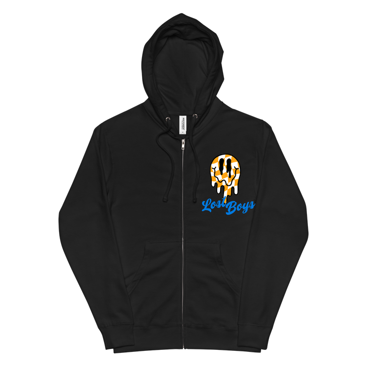 "Lost Boys" Checkered Zip up Hoodie