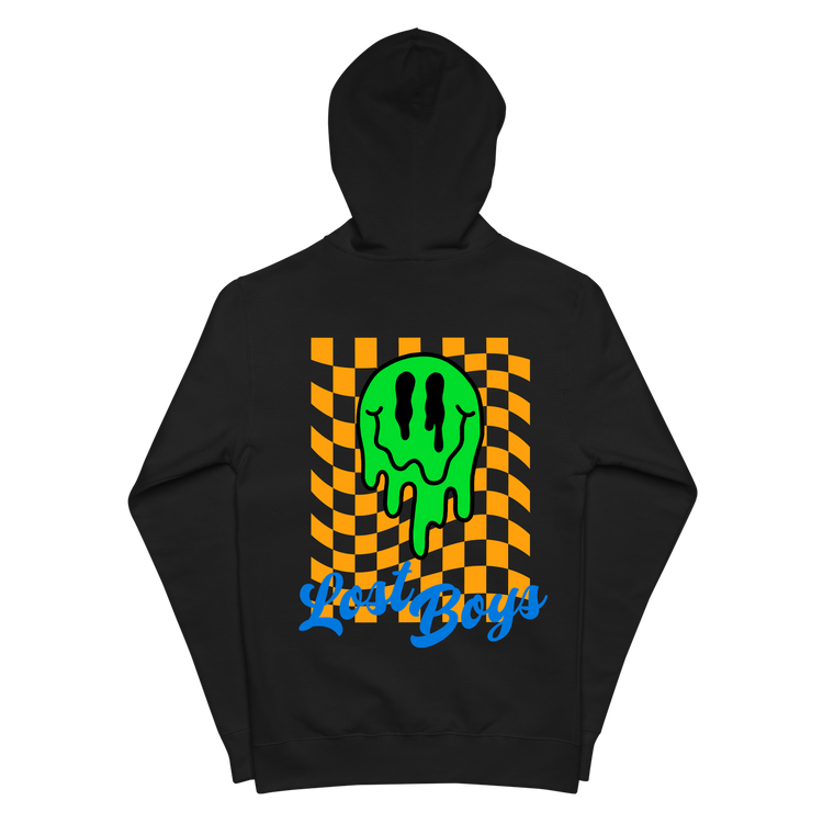 "Lost Boys" Checkered Zip up Hoodie