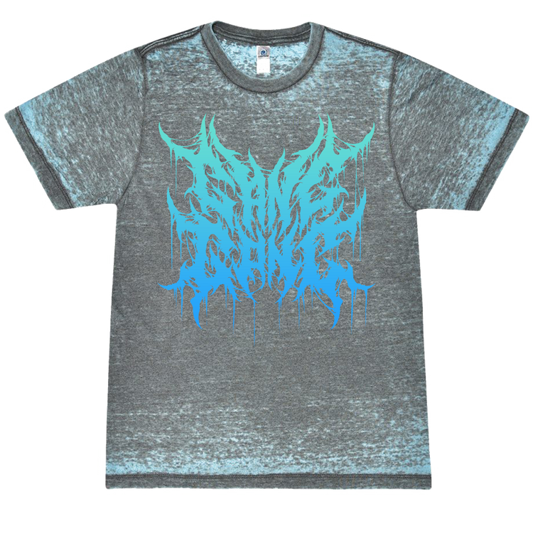 "Gang Gang" Arctic Grey Acid Wash