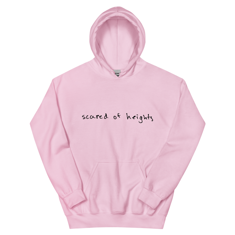 Handwritten "Scared of Heights" Hoodie