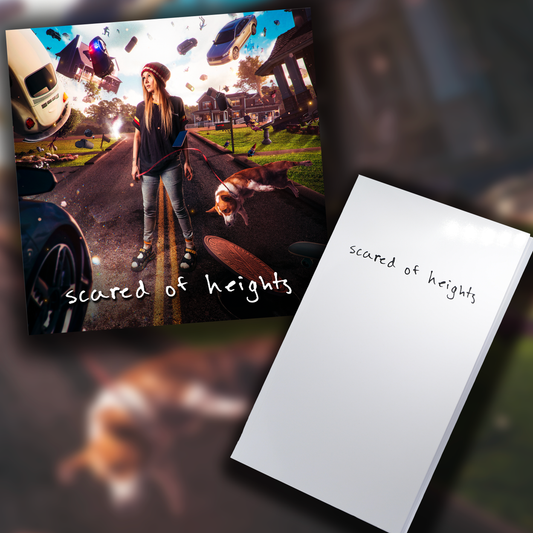 "Scared of Heights" CD + Poetry Book Pack